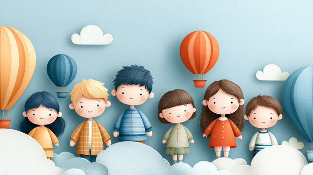 Children's day background.