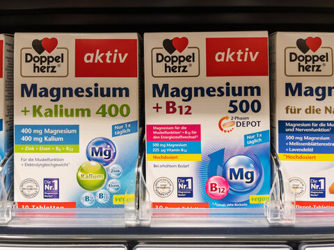 Doppelherz Magnesium and B12 Supplements for Vitality