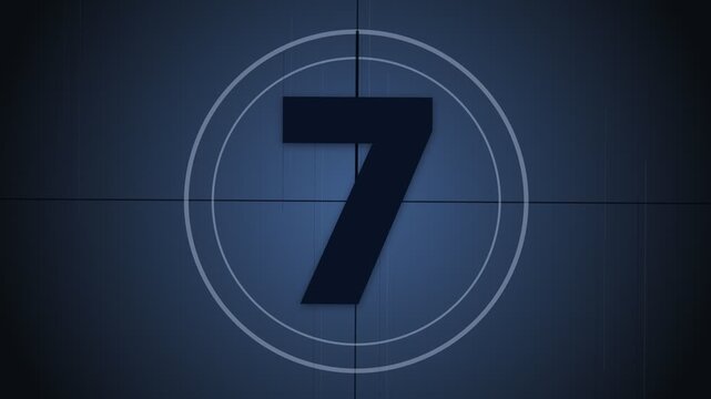 Movie Countdown Leader Board Number Eleven Animation