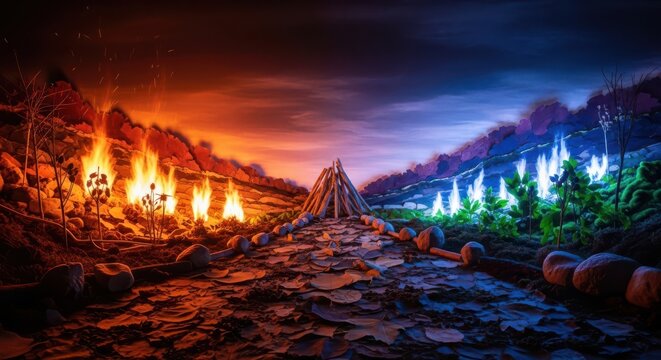 A path between fire and ice