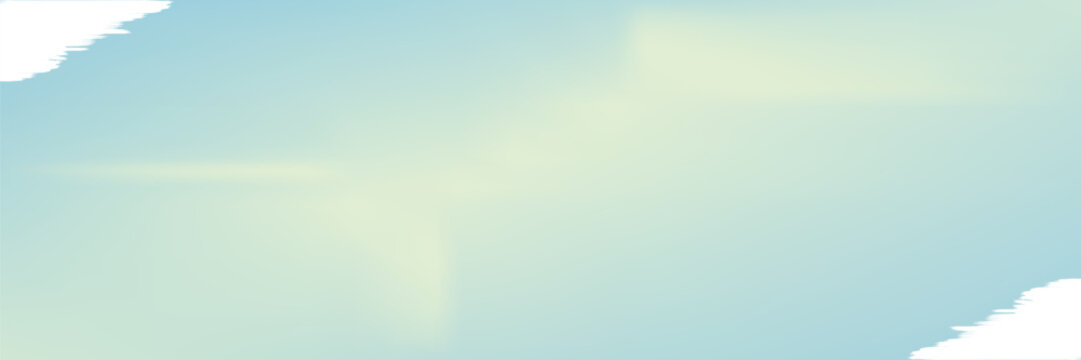 Beautiful Flowing Summer Color Abstract Background. Sky blue and cream gradient mesh background. Refreshing abstraction artwork. Vector
