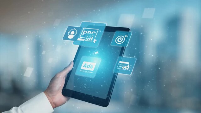 Concept of marketing online strategy using digital marketing, PPC campaigns, social media ads, and SEO analytics. Marketing online improves visibility, digital marketing drives engagement. Gist