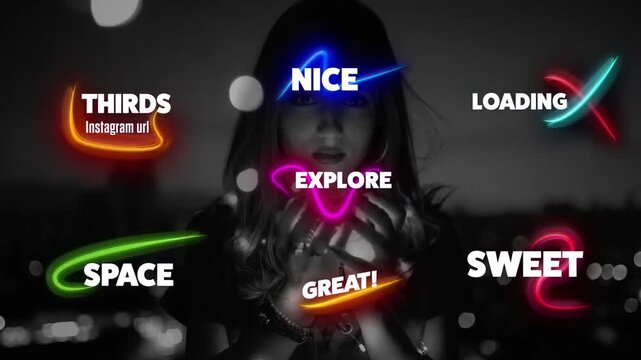 Neon Logo animation video. logo intro video, logo transition 