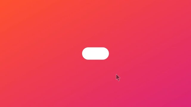 Seamless digital interaction demonstration with a vivid user interface sign up button animation transforming from click to successful account