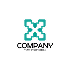 Fototapeta premium LETTER X LOGO