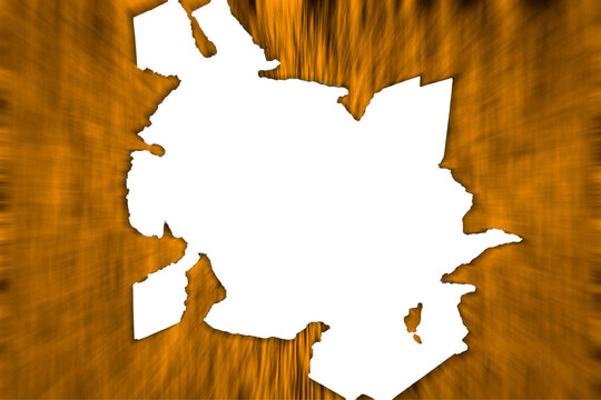 Papel roto en el centro con fondo trasparente y bordes marrones difuminados