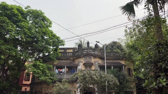 Bengal Heritage building with Zamindar style in Kolkata