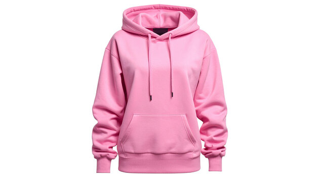 Gem&uuml;tlicher rosa Fleece-Hoodie f&uuml;r Damen