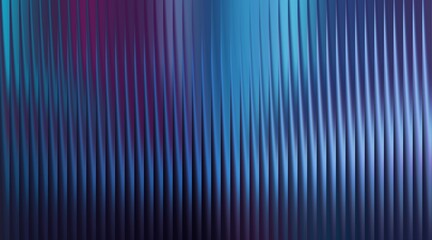 Fototapeta premium Abstract background featuring vertical streaks of vibrant blue and purple light in a smooth gradient
