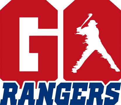 Go Rangers svg, Texas go rangers svg