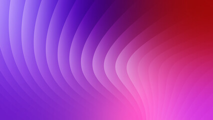 Fototapeta premium Vibrant Purple And Pink Gradient Abstract Background With Wavy Curves And Smooth Fluid Lines