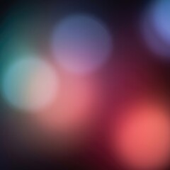 Obraz premium A mesmerizing, deeply blurred image showcasing soft glowing colors and highly indistinct shapes creating a tranquil and soothing background, deep, colorful, texture