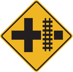 Obraz premium Traffic and road sign