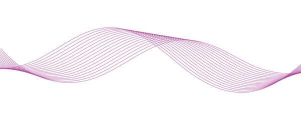 Fototapeta premium Pink wave background