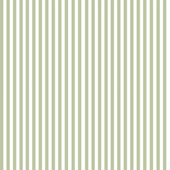 Obraz premium Seamless abstract pattern with green vertical stripes. Linear white and green background. Striped texture. Simple vector illustration.