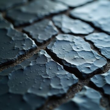 Layered Slate Metamorphic Rock Featuring Distinct Cleavage Planes and Textured Tiles for Unique Applications