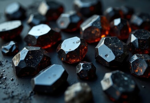Rich Dark Obsidian Volcanic Glass Raw Formation Captivating Depth Depths of Earthly Bodies