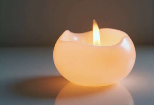 Translucent Porcelain Sphere Ethereal Glow Luminescent Candle Holder Home Decor Accent