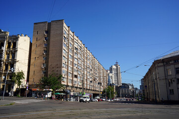 Obraz premium street in Kyiv