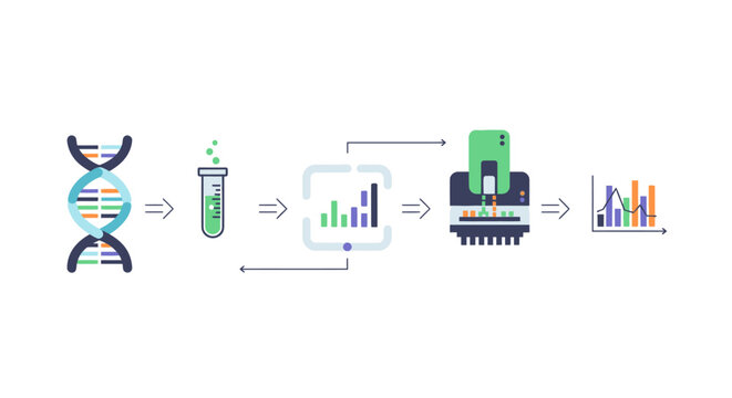 Genomic Data Analysis Workflow: DNA Sequencing, Bioinformatics & Research Pipeline