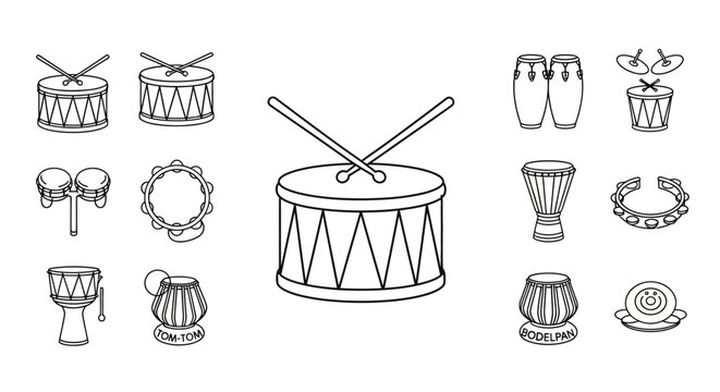 Drum and Drumming Musical Instruments.