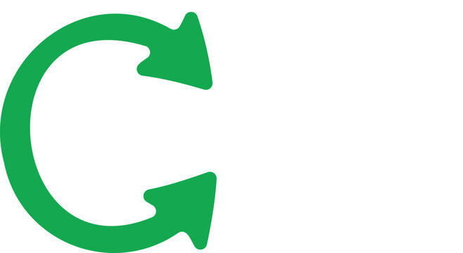 Modern refresh and reload icon design with clockwise circular arrow graphic