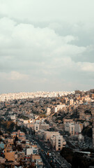 Fototapeta premium View of the beautiful city of Amman, Jordan
