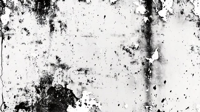 Video Old wall with peeling paint, can be used for renovation or decay theme
