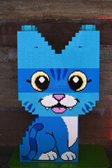 Naklejka premium Lego kitten