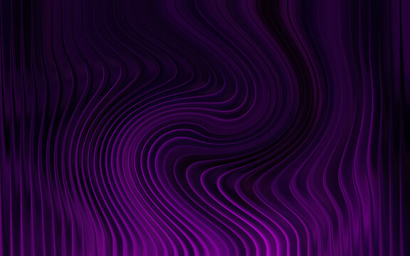 Abstract purple background with flowing wavy lines and dark gradient texture