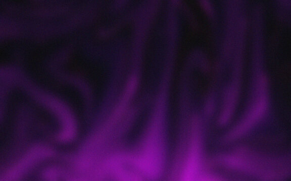 Abstract purple light streaks and waves on a dark background