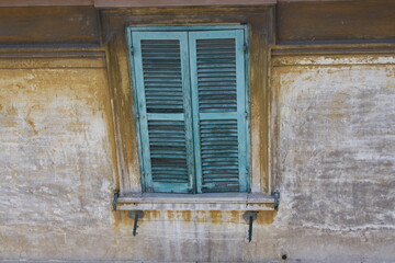 old window with shutters © orsinico