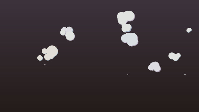 Distraction Free Wallpaper - bw colors with clouds style