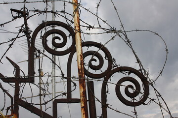 wrought iron fence © orsinico