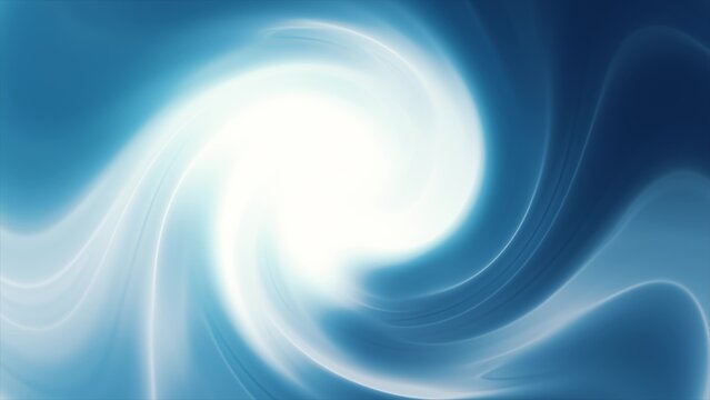 Blue looped background of twisted swirling energy magical glowing light lines abstract background energy futuristic rays