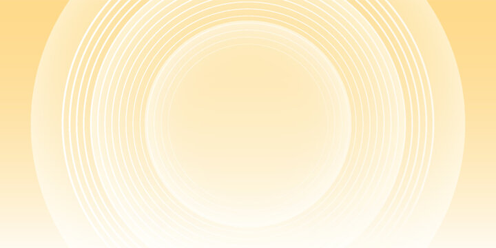Pastel yellow prange abstract modern and simple gradient colors with circle lines effect