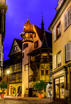 The 15th century Pfister House in Colmar, France.