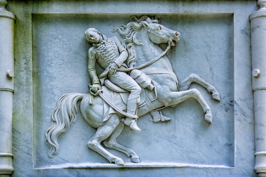 American Revolution Memorial to General Casimir Pulaski, Georgia, Savanah, USA