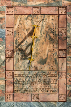 Explore Timeless Elegance: Discover the Historical Sundial at Bok Tower Gardens in Lake Wales, Florida, USA