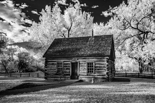 The Maltese Cross Cabin, used by Theodore Roosevelt in North Dakota, is in Theodore Roosevelt National Park.