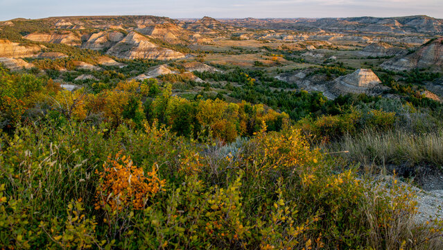 Painted Canyon in the south unit of Theodore Roosevelt National Park in North Dakota.