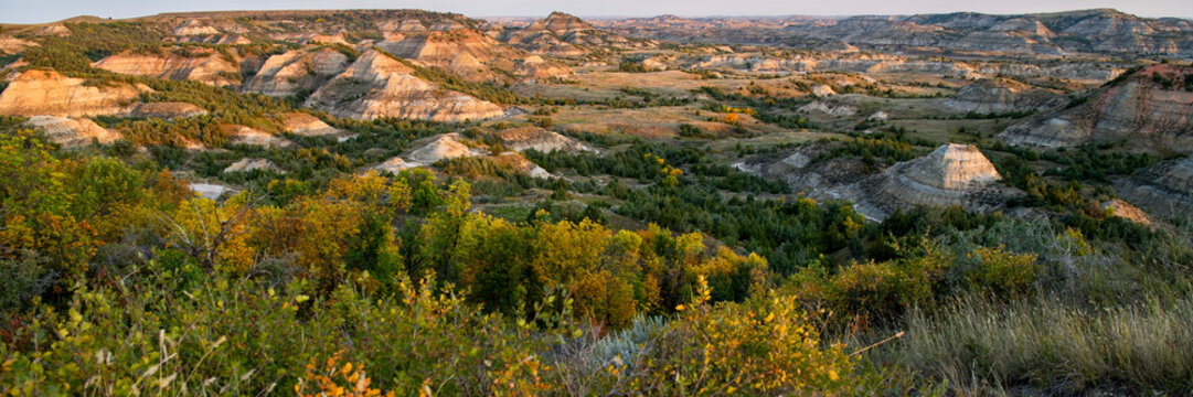 Painted Canyon in the south unit of Theodore Roosevelt National Park in North Dakota.