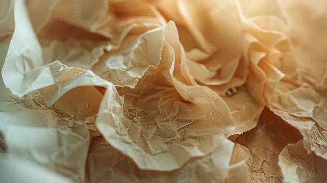 Video A close-up shot of a piece of paper on a table with text and notes