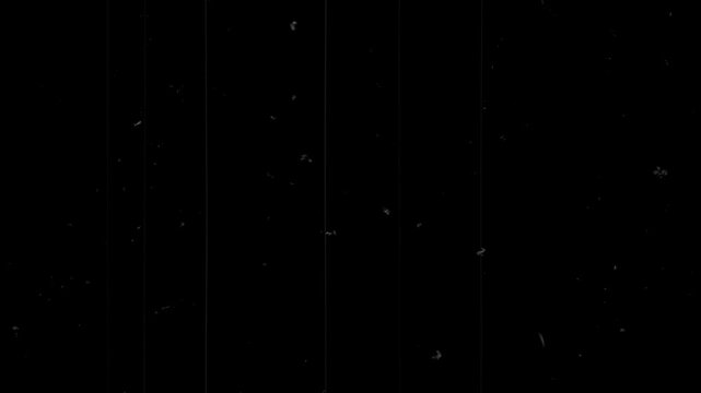 Super 8 Mm Border Frames Animated Flickering, Vintage 8 Mm Film Blinking Frame. Old Grunge Strip, Classic Movie. Real Hard Scratches. Scratches Shimmer Old Film Mask Overlay 4k Damaged Film Grain