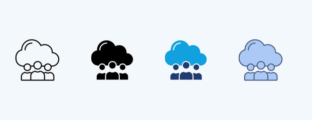 Obraz premium Business Analytics Multiple Icon Illustration Vector