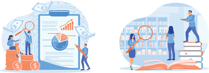 People searching for information about money and education © Muhammad Hridoy