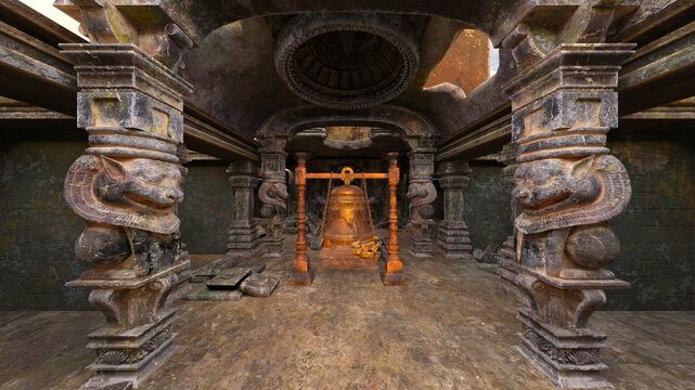 古代遺跡　3DCGレンダリング