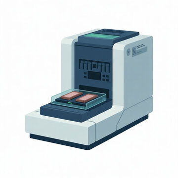 Digital Pathology Slide Scanner Vector
