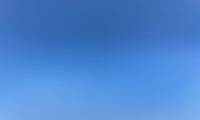 Obraz premium シンプルな青空の背景グラデーション 