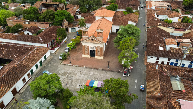 Santa Fe de Antioquia, Colombia. February 15, 2026. Our Lady of Chiquinquira Church (Catholic)